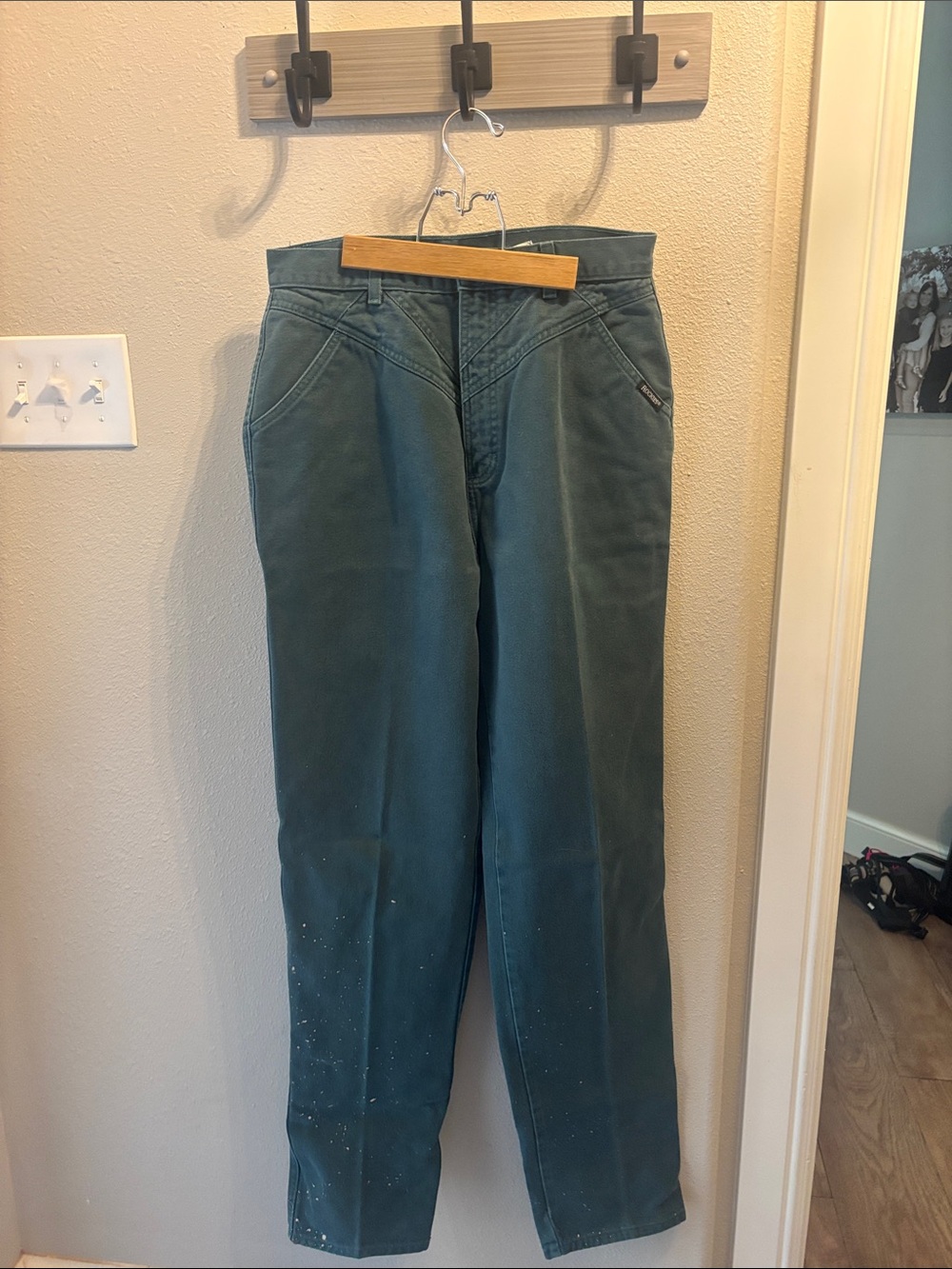 VINTAGE ROCKIES Forrest Green Womens Pants